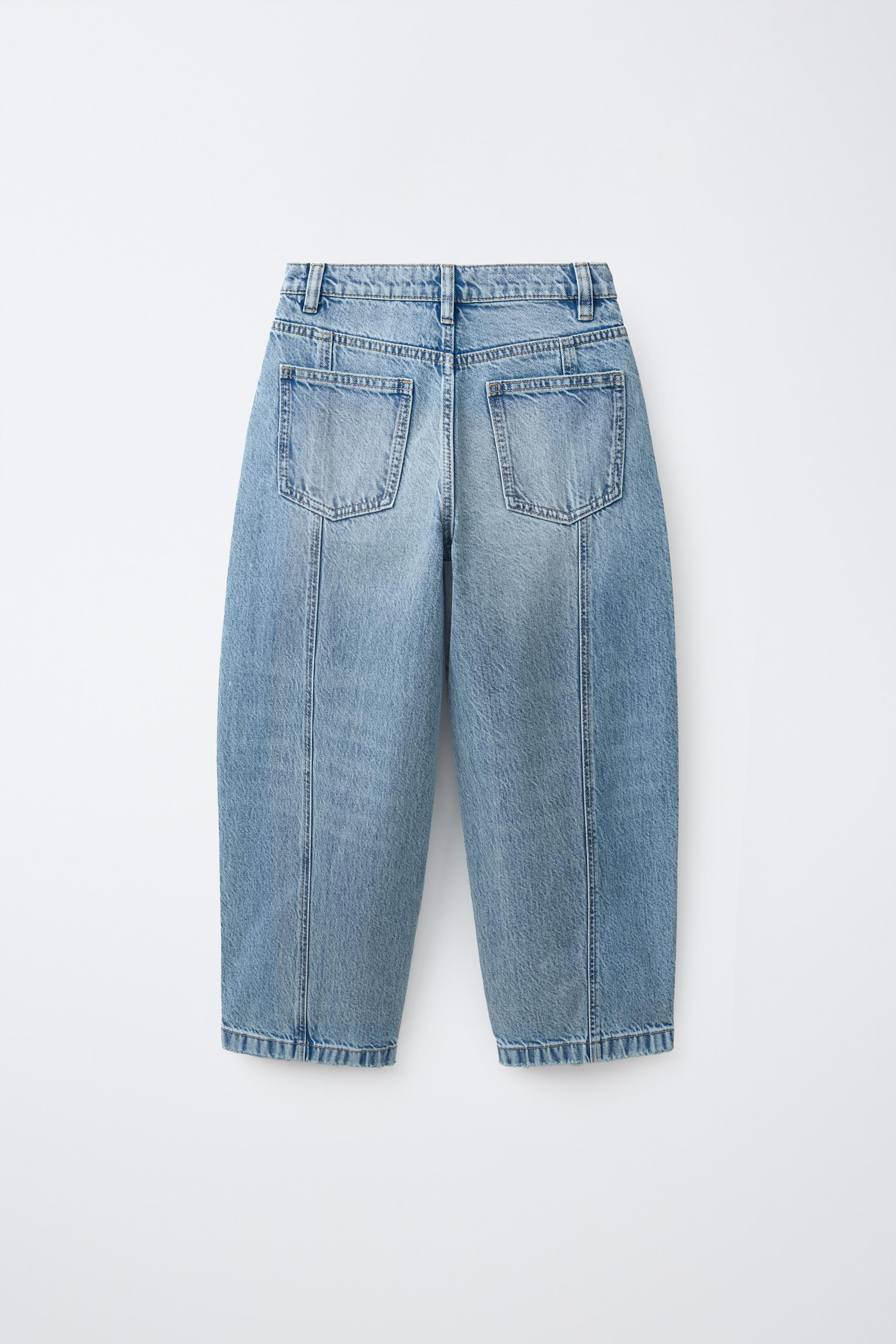 DISTRESSED BALLOON JEANS